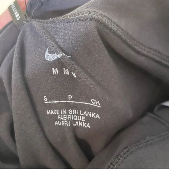 Nike x MMW High Waisted Mesh Black Leggings Size S NEW